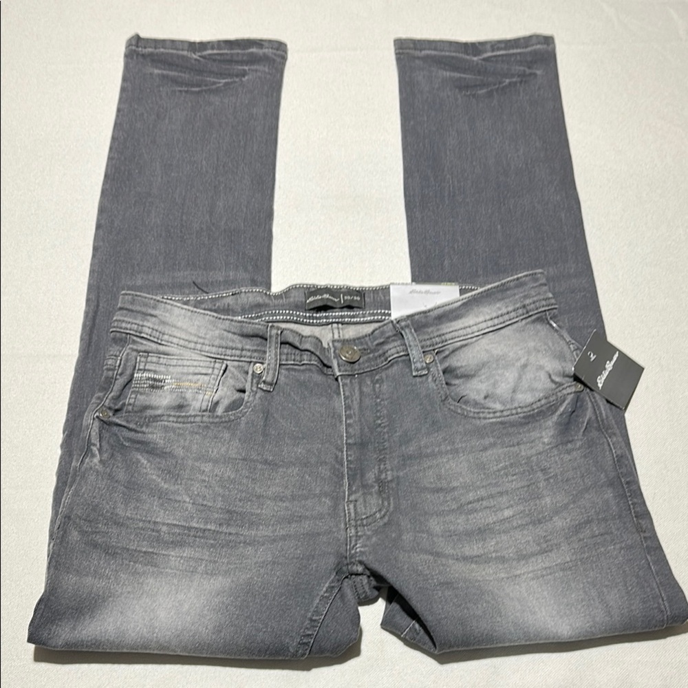 Eddie Bauer Flex Gray Slim Jeans Men’s Size 30/30 NWT